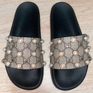 Female Gucci Slides